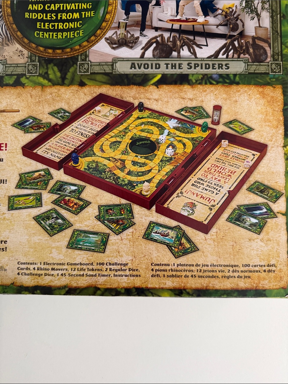 Jumanji Deluxe Board Game - Brown Jungle Edition - 90s Collector Nostalgia Toy - Picture 6 of 15